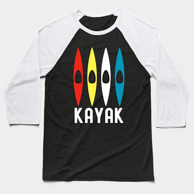 kayak board Baseball T-Shirt by fabecco